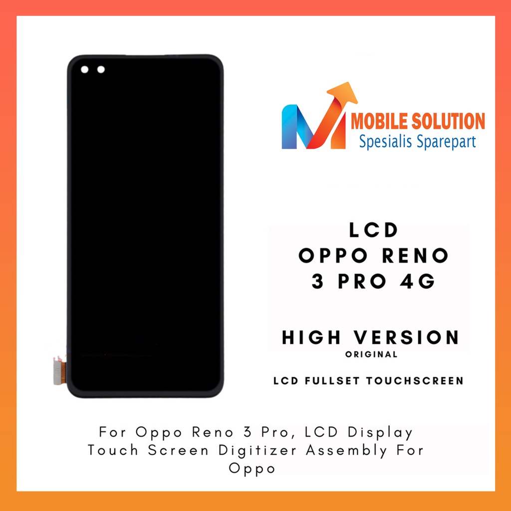 Grosir LCD Oppo Reno 3 Pro (4G) ORIGINAL 100% Fullset Touchscreen Garansi 1 Bulan + Packing / Bubbel