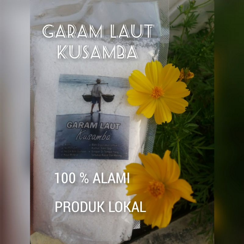 

garam laut natural/sea salt/garam laut/kusamba sea salt 500gr