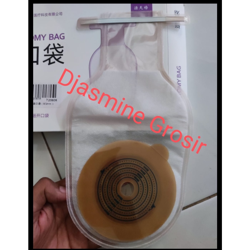 Colostomy Bag/Kantong kolostomi Dewasa (1 PCS) Penutup/Penjepit Kawat