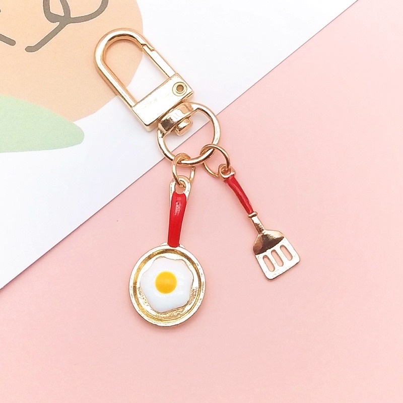 Bag Charm Phone Case Charm Gantungan HP Korean Style Set Gold Metal Pearl