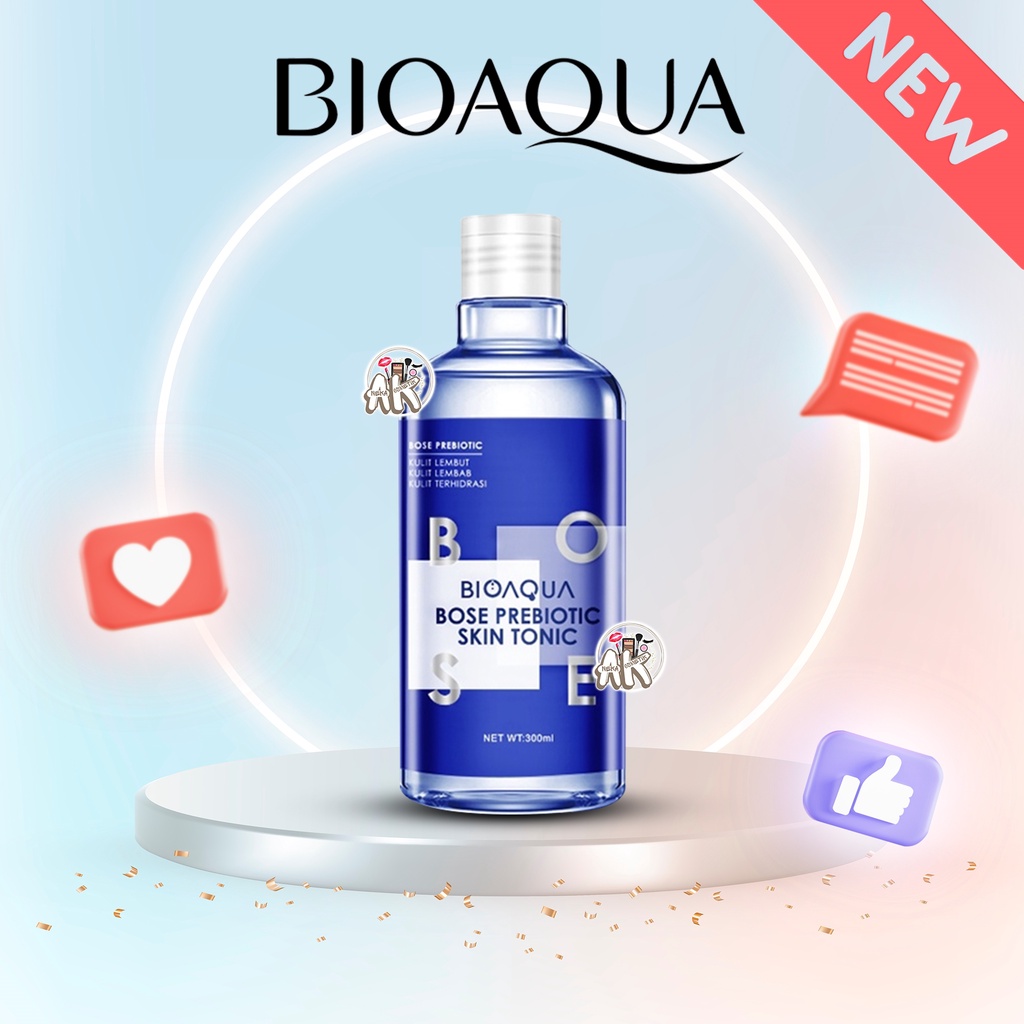 BIOAQUA BOSE PREBIOTIC SKIN TONIC 300ML HDRATING TONER PENCERAH / PEMUTIH WAJAH