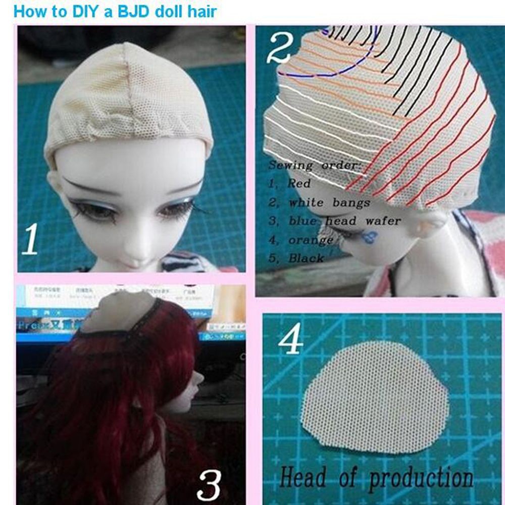 Aksesoris Wig Rambut Boneka BJD SD 1 / 6 1 / 4 1 / 3 BJD