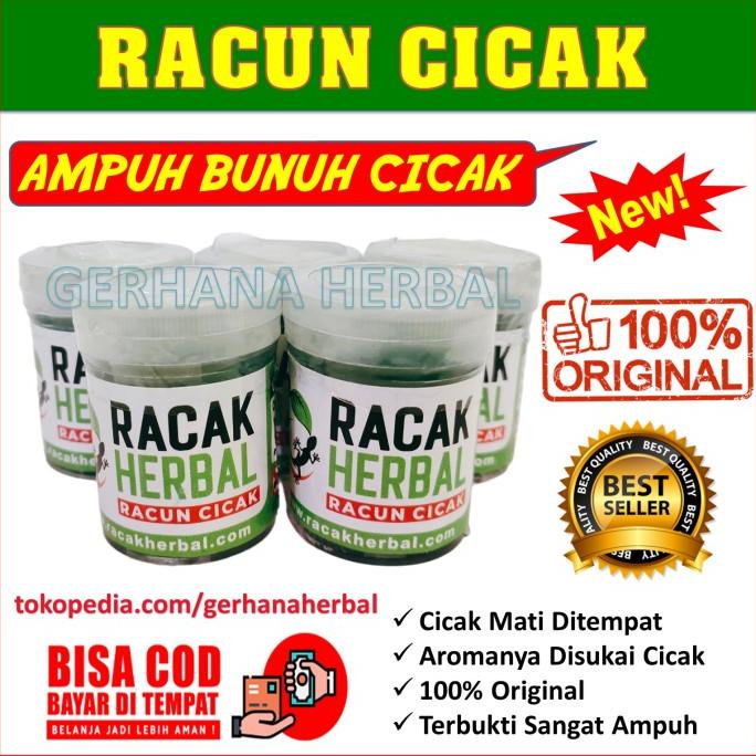 Racun Cicak Herbal Ampuh - Racak Herbal Asli - Obat Pembasmi Cicak
