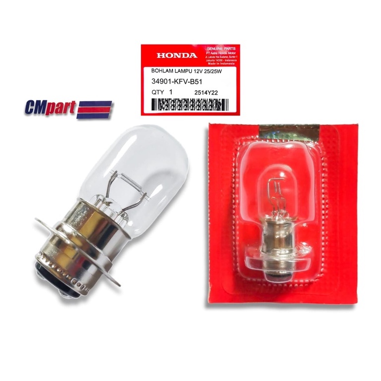 bohlam bolp depan vario 125 - vario cw - new supra x 125 34901-KFV-B51 original AHM HONDA