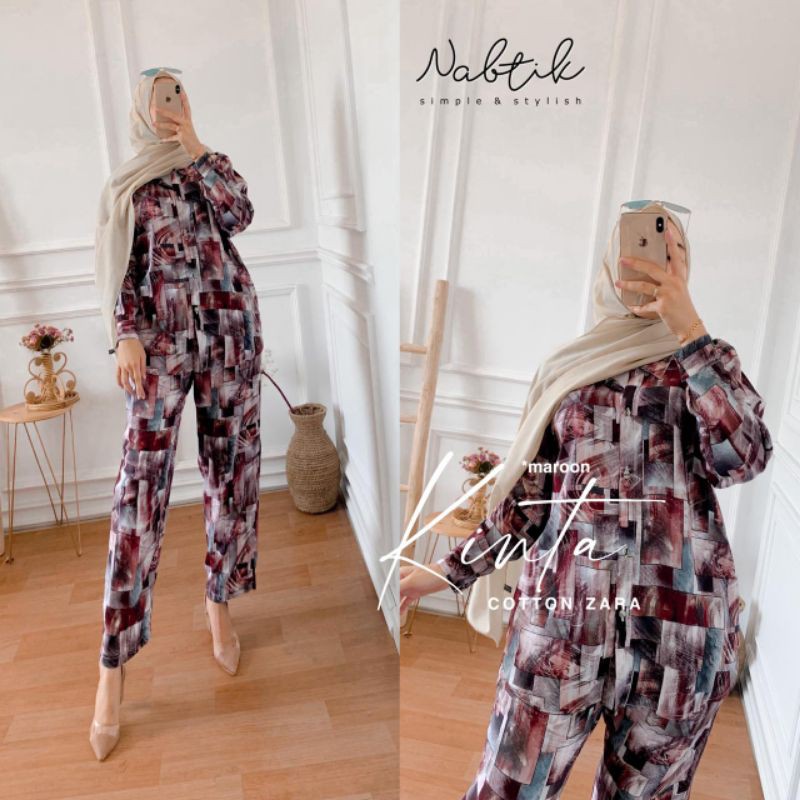 kinta set pants Nabtik Hijab
