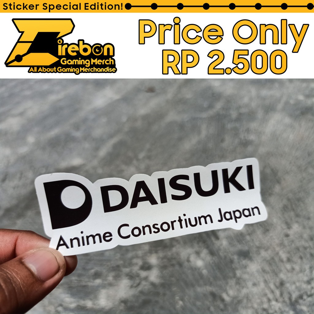 

Sticker Stiker Daisuki Anime Consortium Japan
