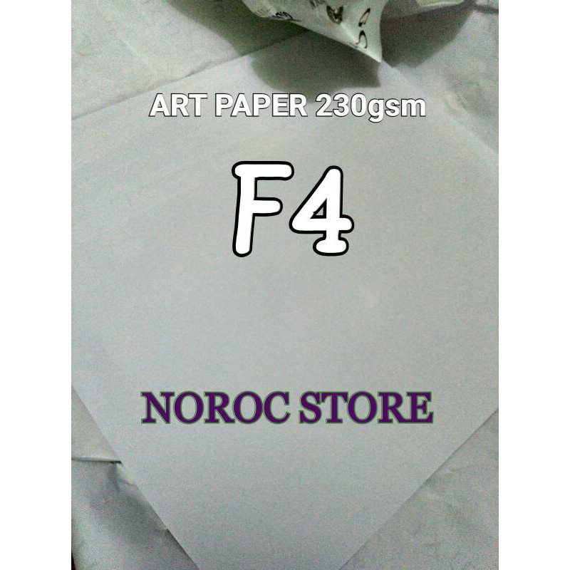 

Art Paper 230gsm F4