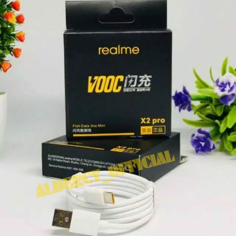 KABEL DATA REALME X2PRO TYPE-C 4A ORIGINAL VOOC