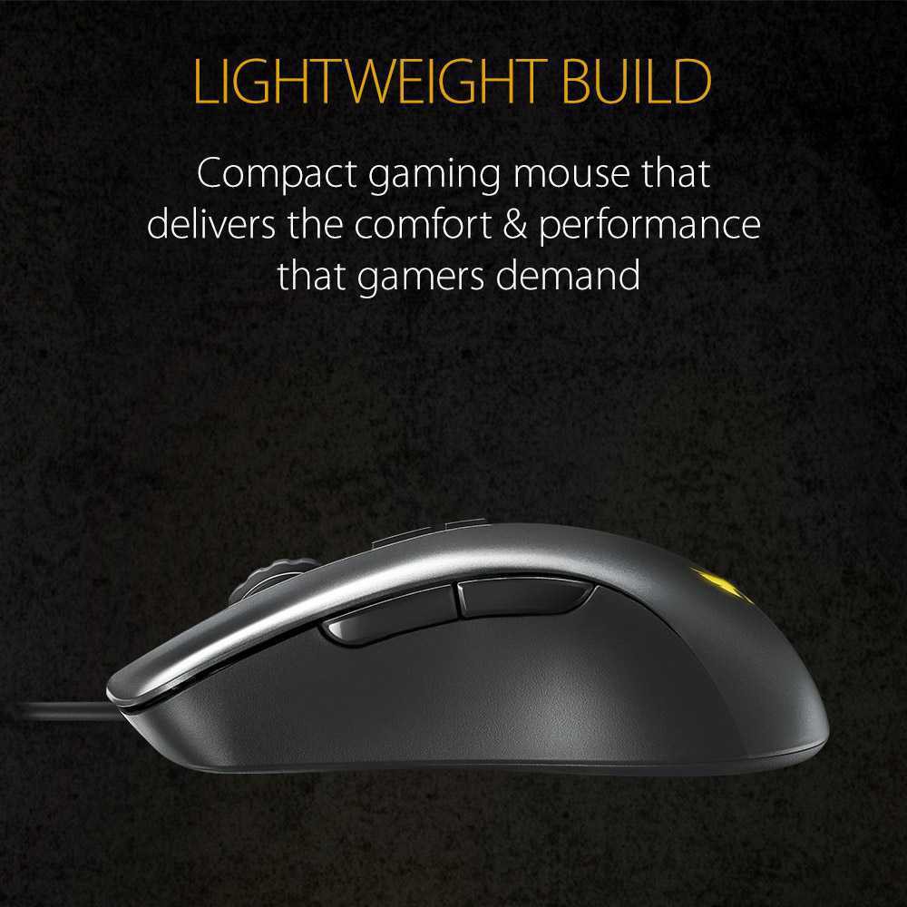 Asus TUF Gaming M3 RGB P305 Ergonomic Wired Gaming Mouse With 7000 DPI