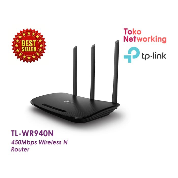 TPLINK TL-WR940N 450Mbps Wireless N Router WR940N