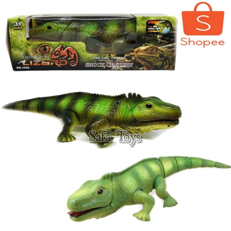 Mainan Hewan Lizard 1058 Lizard Baterai