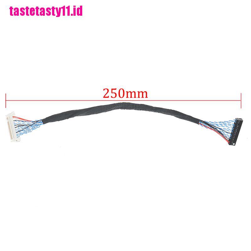 【TTID】250mm with hooks LVDS Cable FIX S8 30P double 8bit for 17-21 LCD LVDS cab