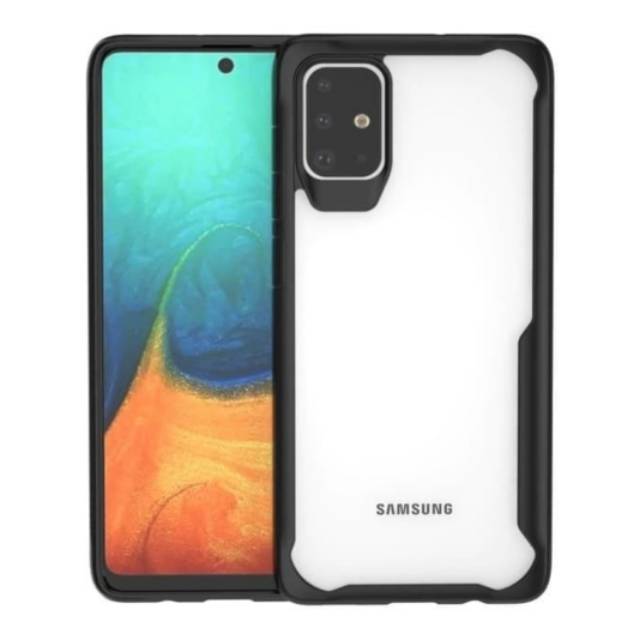 ipaky shield fuze Samsung A51 A71 Case casing cover transparan