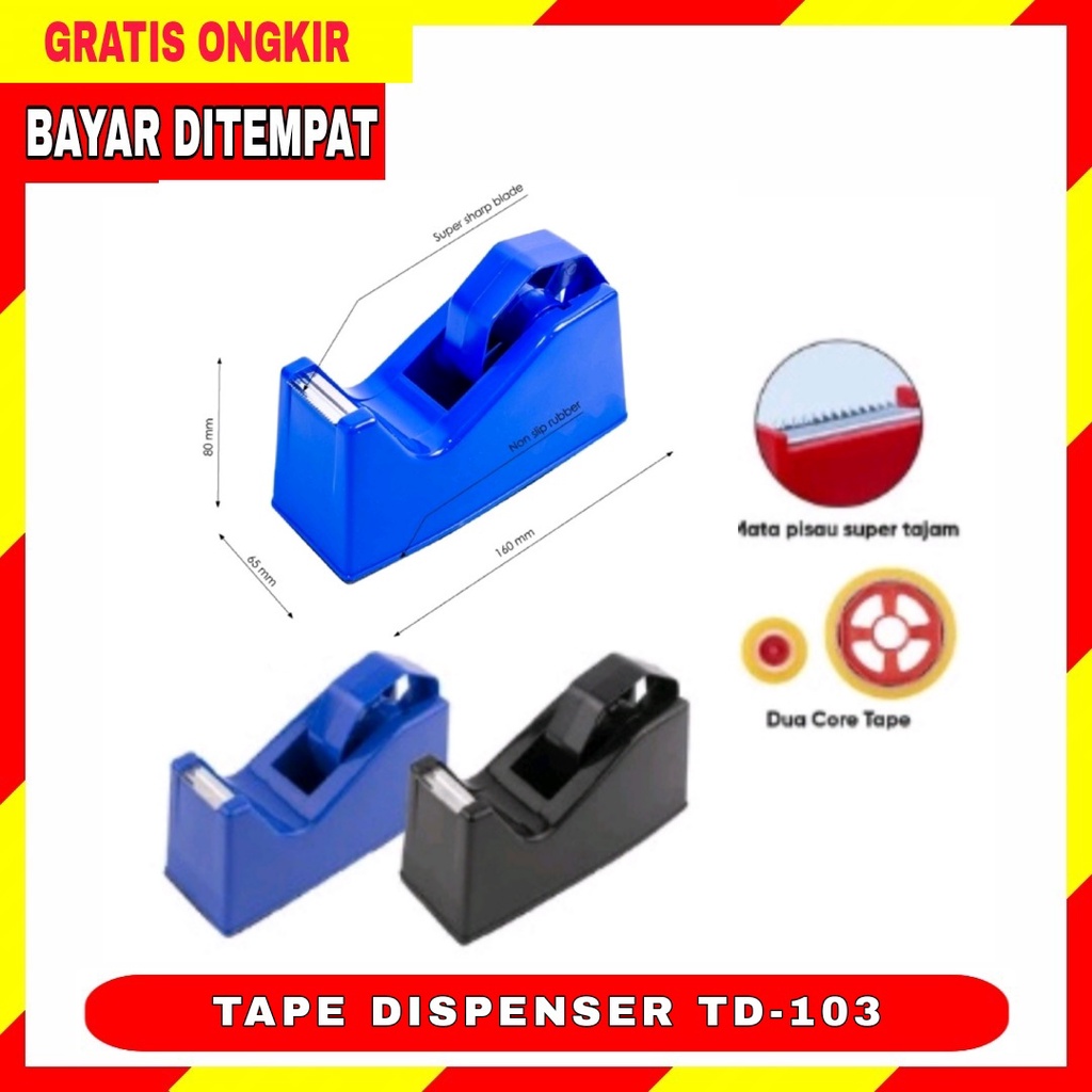 

Tape Dispenser Lakban Isolasi Joyko TD-103 Pemotong