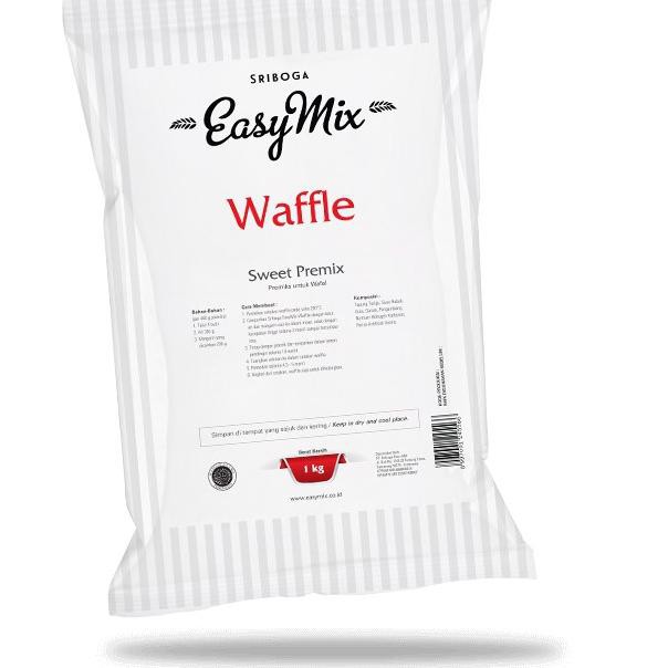 

TEERLARIS! ESW89 Tepung Premix SRIBOGA EASYMIX WAFFLE 1kg