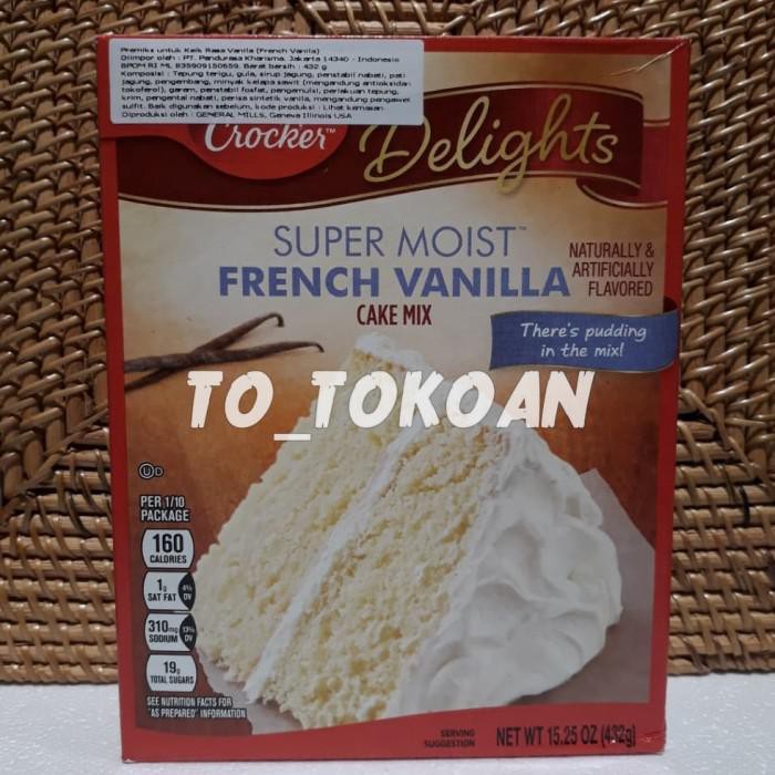 

BETTY CROCKER FRENCH VANILLA CAKE MIX 432 GR
