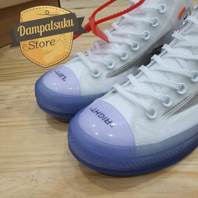 all star transparente vulcanized