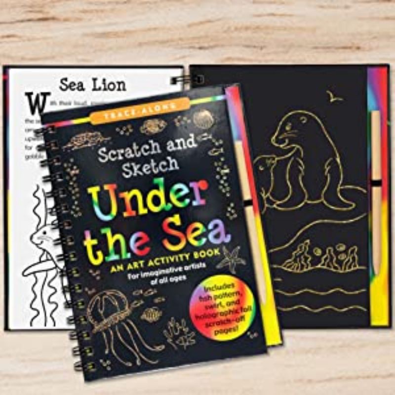 

Scratch & Sketch(tm) Under the Sea (Trace Along)