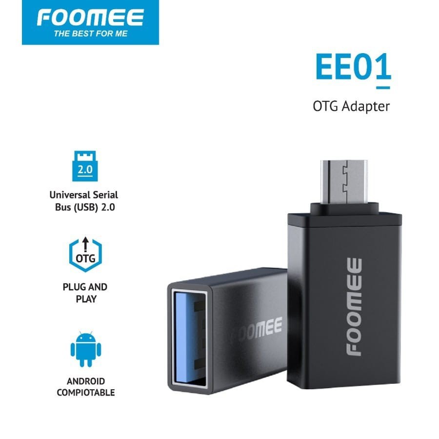 E_    Foomee EE01 Konektor OTG Adapter Micro USB