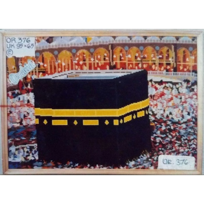 KRUISSTEEK KRISTIK ORCHID MOTIF KA'BAH OR 376