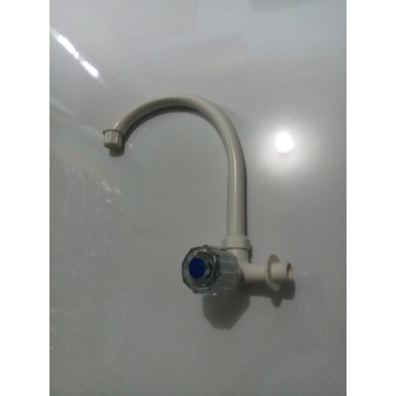 Kran Air Angsa Crystal PVC 1/2inci / Keran Dapur cuci piring ABS