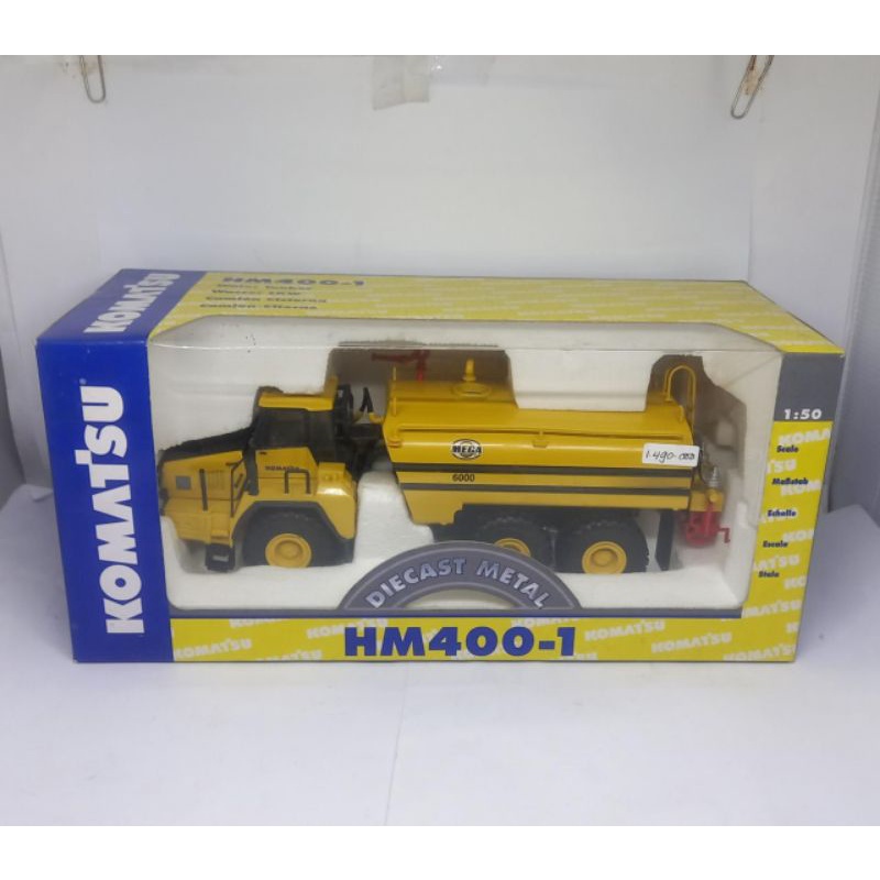 diecast miniatur alat berat 1:50 komatsu HM400 ARTICULATED TANK