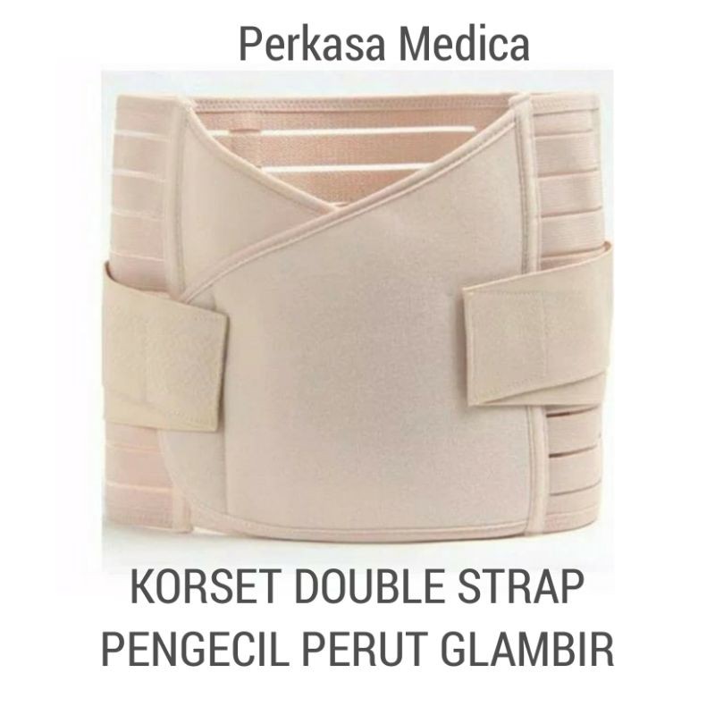 Korset Pelangsing Perut Glambir/ Korset ibu maternal / korset ibu melahirkan Model Strap/Perekat