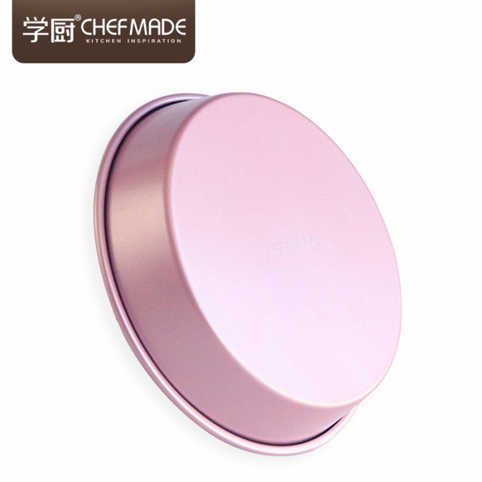 chefmade Pink 9inch deep round pizza pan wk9798 / loyang kue bulat