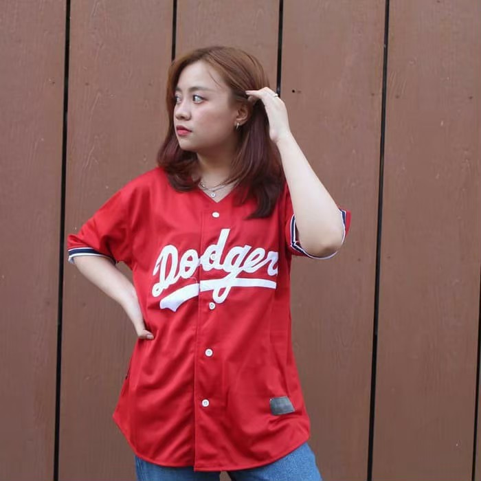 Jersey  baseball  - Baju  baseball Dodgers