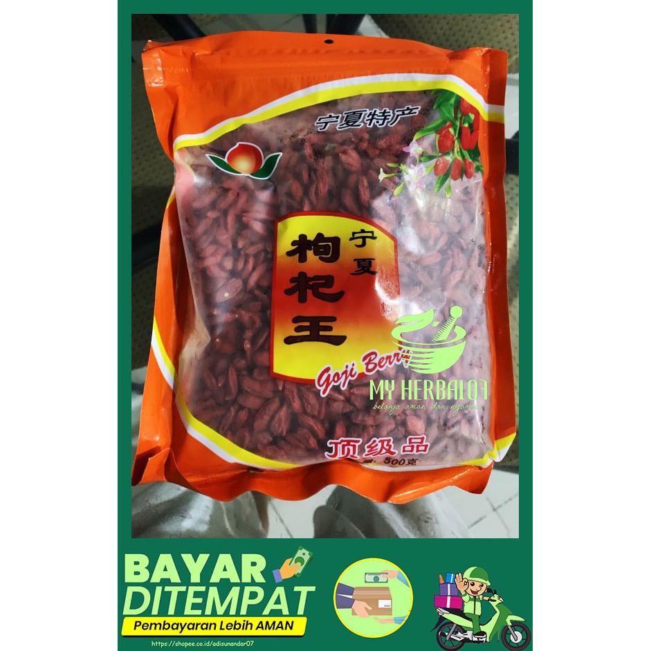 

GOJ BERRY PREMIUM QUALITY / GOJIBERRY / KICHE / KICE / JIUJI / GOJI BERRY KERING COD BAYAR DITEMPAT