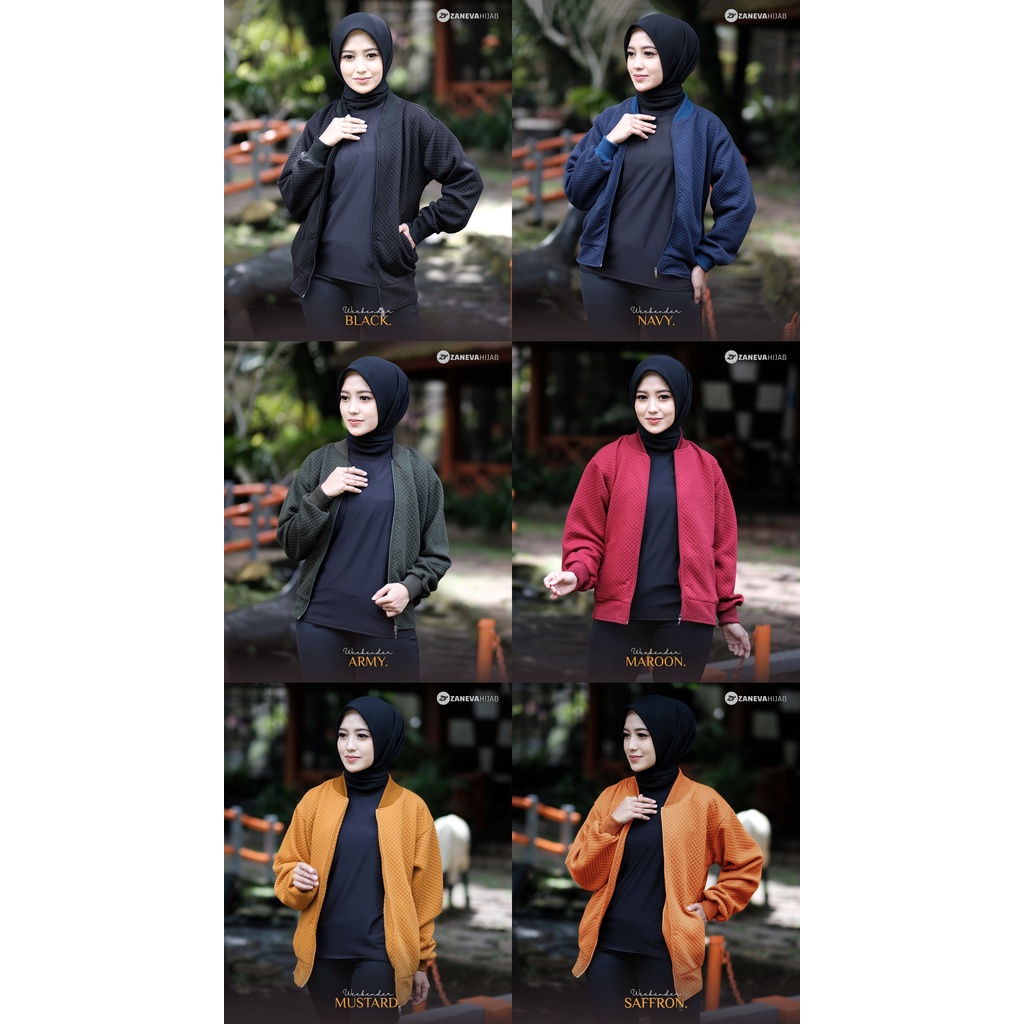 Jacket Weekender Wanita l Jaket Diamond Kint l Jaket Perempuan Kekinian l Jaket Sytlish