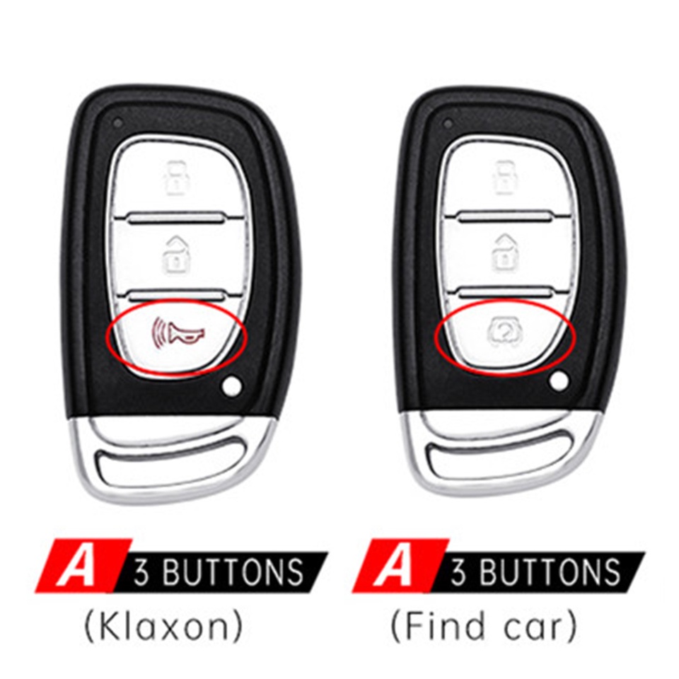 Case remote Kunci Mobil 3 Tombol Untuk Hyundai Motor IX35 Beiqi huansu S6