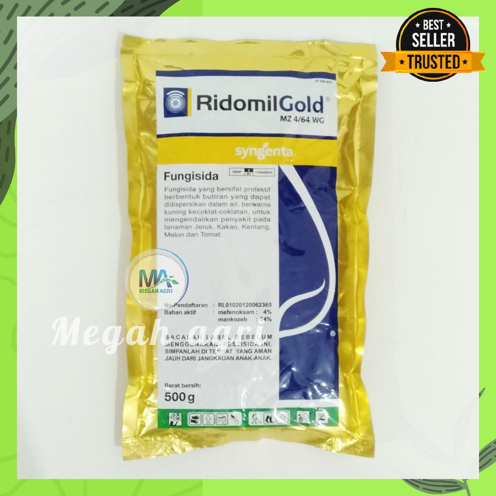 FUNGISIDA RIDOMIL GOLD 500gr Mankozeb64 % dan Mefenoksam4 %