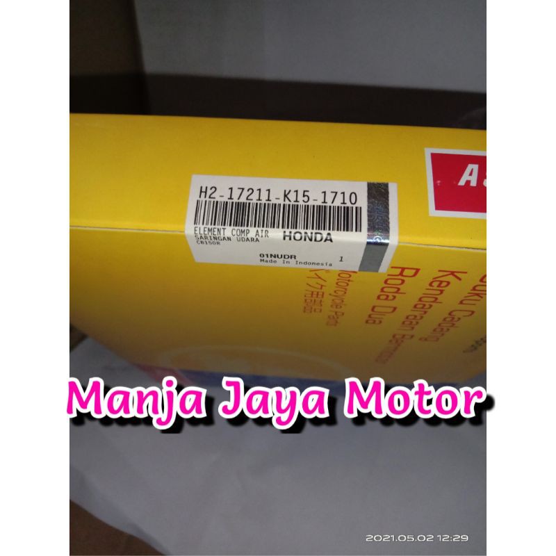 filter udara for CB150 R aspira kualitas astra original