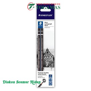 

Staedtler Mars Lumograph 8B Black - 2pcs
