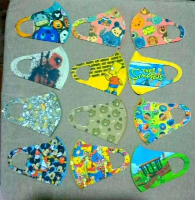 Masker Scuba Premium Motif Anak