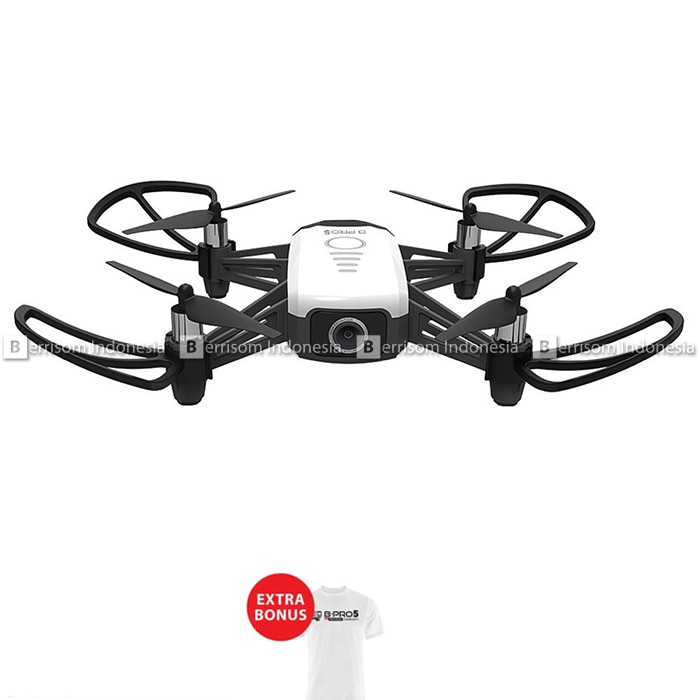 Brica B-Pro5 SE Wallee Drone 720p Video White T-shirt