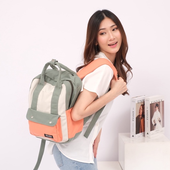 NAMI 3 TONE Backpack Himeku | Ransel | Tas Laptop