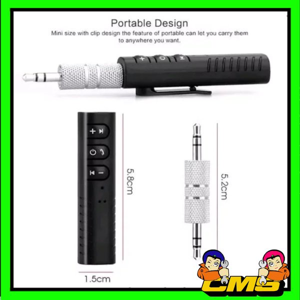 Ori Aux bluetooth audio receiver. Solusi perangkat audio yang tidak ad