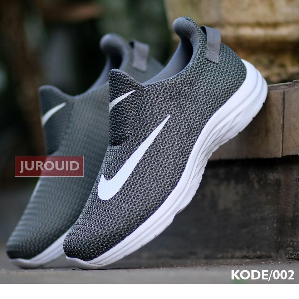 Menarik.. SEPATU PRIA SLIP ON NIKE HITAM SEPATU PRIA SANTAI ACARA NIKE SEPATU PRIA SLOP CASUAL