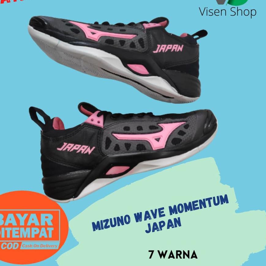 Jual Iop59 Sepatu Voli Sepatu Volly Mizun0 Wave Momentum Japan Bisa Cod Indonesia Shopee Indonesia