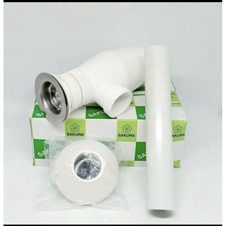 sifon wastafel pvc merk sakura