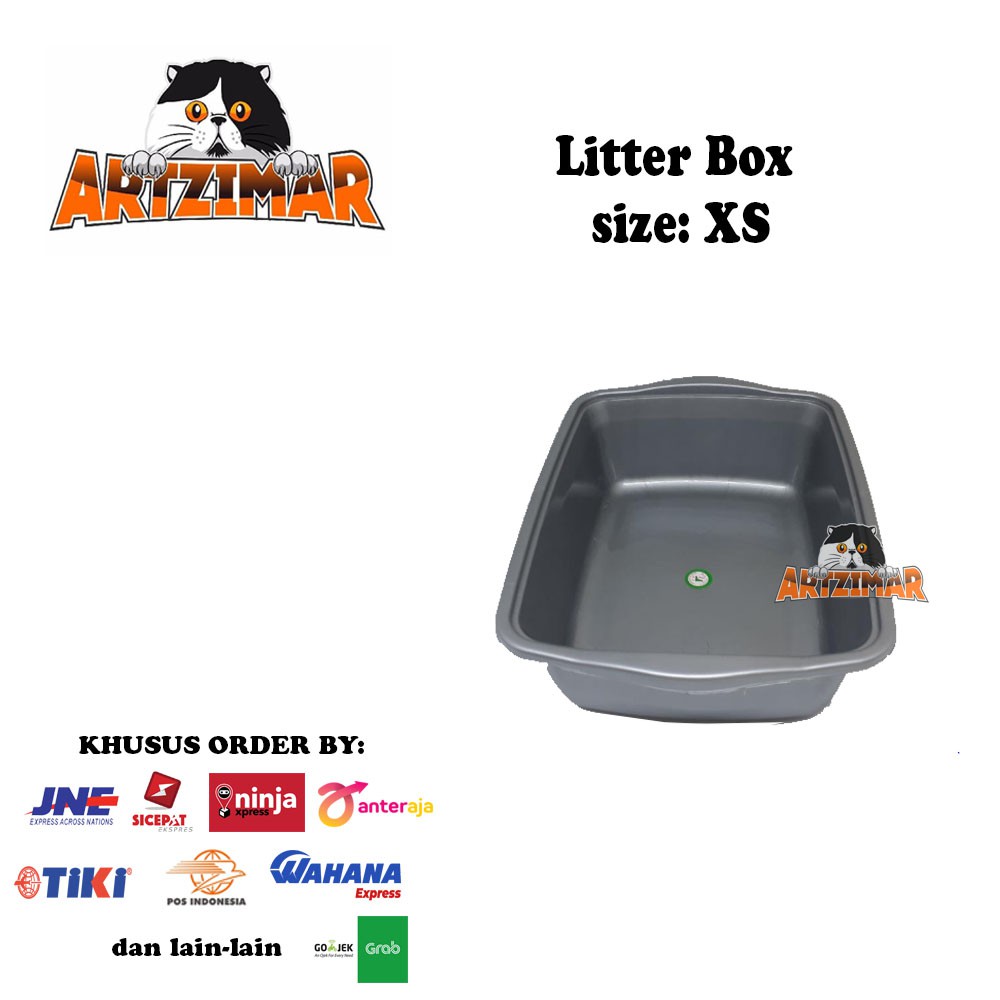 Bak Pasir Kucing Ukuran XS Litter Box Cat Size exstra small