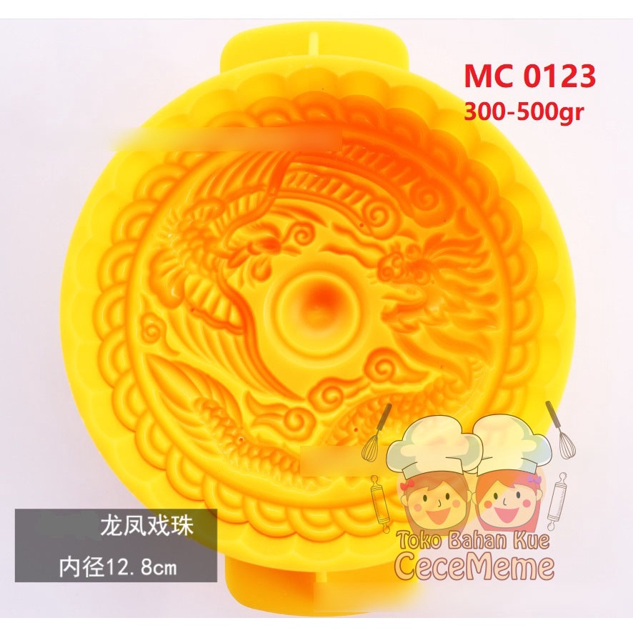 Cetakan Mooncake Plunger Kue Bulan Satru Jumbo 300gr 500gr Phoenix
