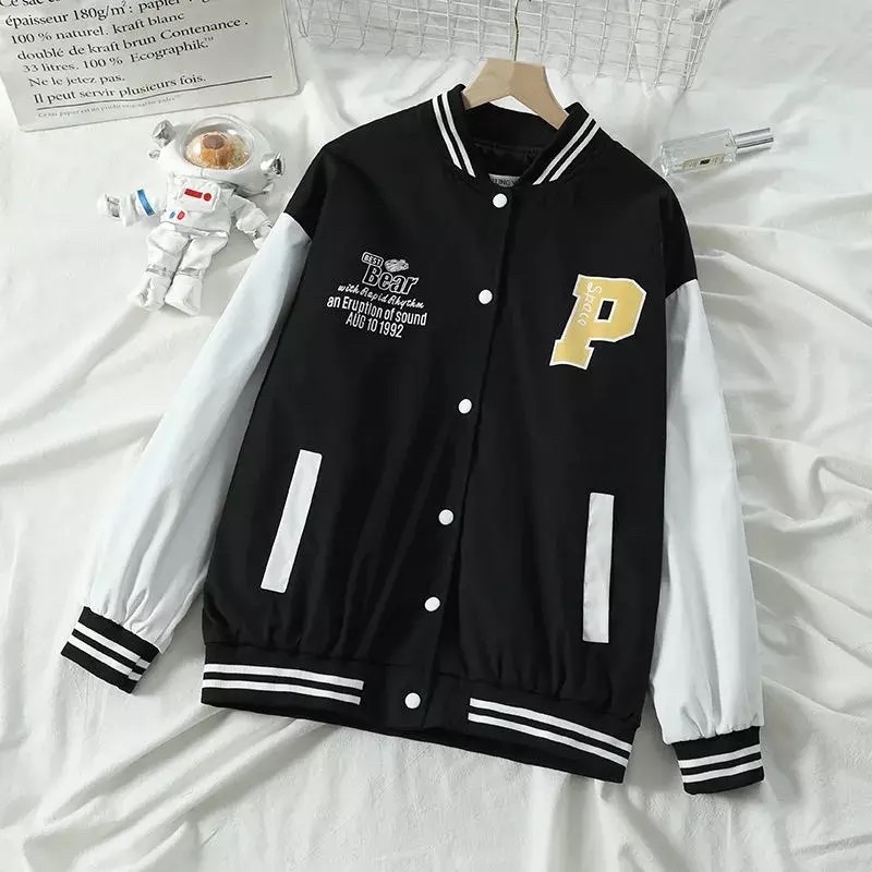 jacket oversize wanita P BASEBALL XXL LD 130 cm jaket baseball big size jumbo