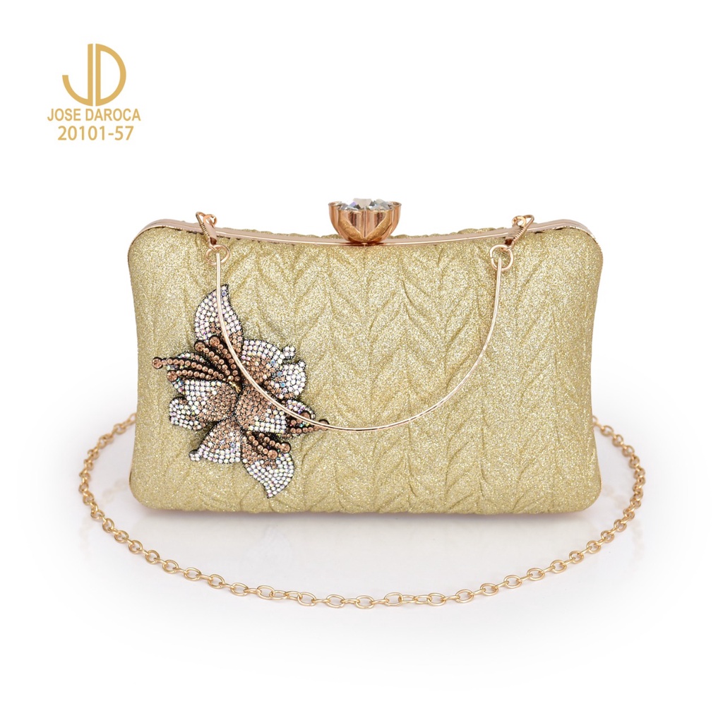 TAS PESTA CLUTCH ORIGINAL JOSE DAROCA FLOWER ~ 20101-57 ~