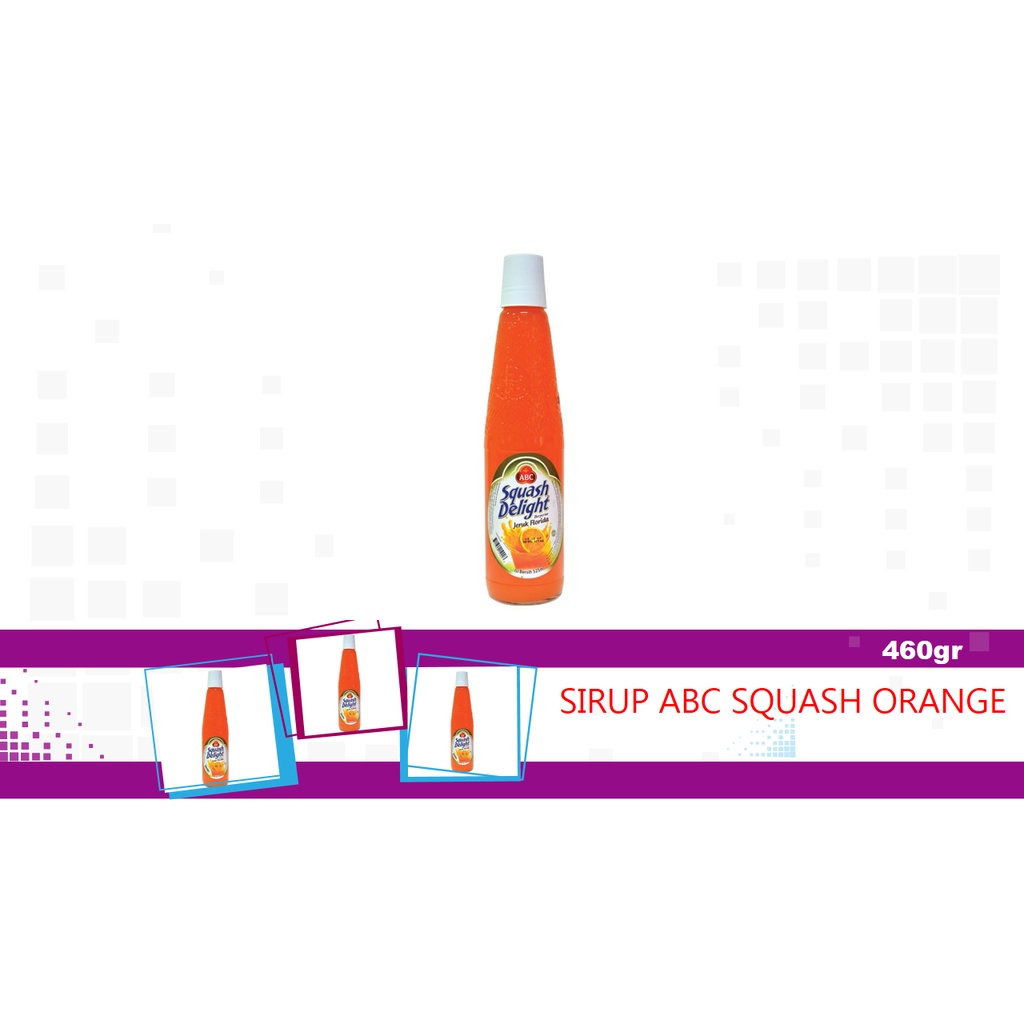 

SIRUP ABC SQUASH DELIGHT ORANGE 460ML