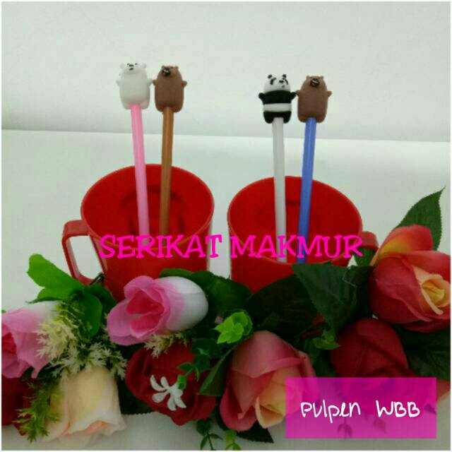 

Pulpen Chubby Bear / WBB Isi 12 pcs.