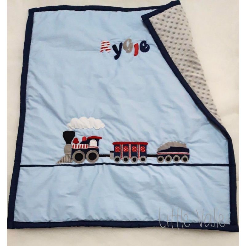 Selimut bayi Minky, selimut nama, selimut bayi nama, selimut custom, selimut bayi