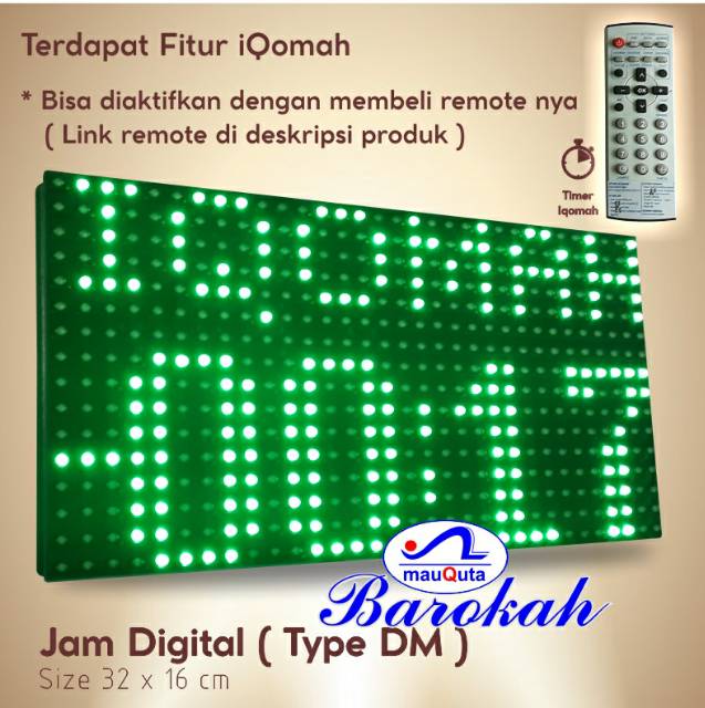 Jam Digital Iqomah Masjid Musholla